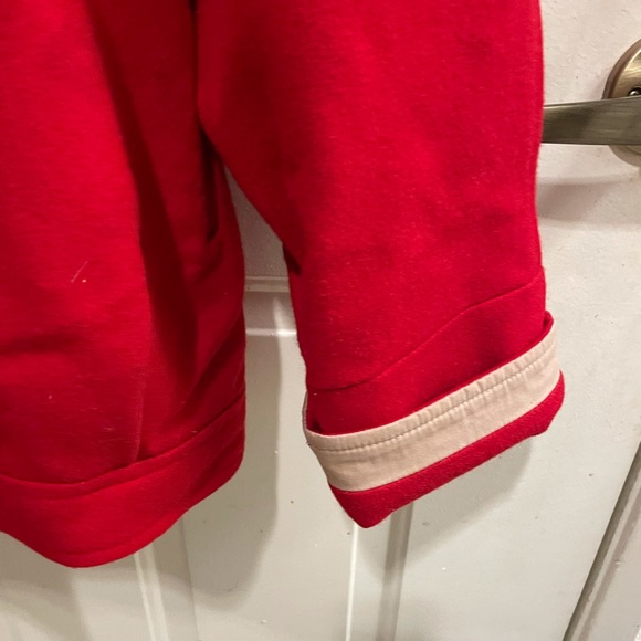 Vintage Herman Kay red wool toggle coat 8 - Picture 7 of 10